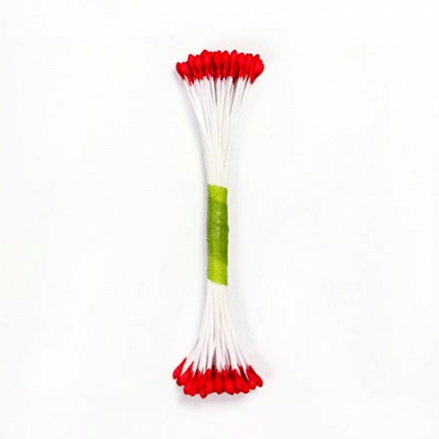 ESTAMBRES PARA FLORES MEDIANOS PME - ROJOS 1 ESTAMBRES PARA FLORES MEDIANOS PME - ROJOS
