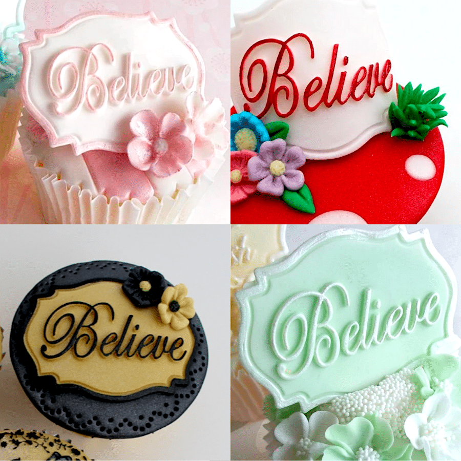 MOLDE SILICONA KATY SUE - MINI PLACA "BELIEVE" / "CREER" 2 MOLDE SILICONA KATY SUE - MINI PLACA "BELIEVE" / "CREER" - Imagen 2