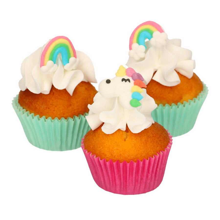 DECORACIONES DE AZUCAR FUNCAKES - UNICORNIO Y ARCOIRIS 2 DECORACIONES DE AZUCAR FUNCAKES - UNICORNIO Y ARCOIRIS - Imagen 2