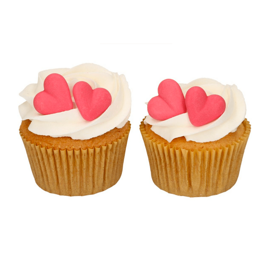 DECORACIONES DE AZUCAR FUNCAKES - CORAZONES ROJOS 2 DECORACIONES DE AZUCAR FUNCAKES - CORAZONES ROJOS - Imagen 2