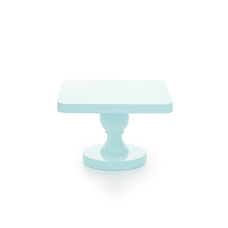 STAND PARA TARTA "CANDY" CUADRADO - AZUL 20 CM 1 STAND PARA TARTA "CANDY" CUADRADO - AZUL 20 CM