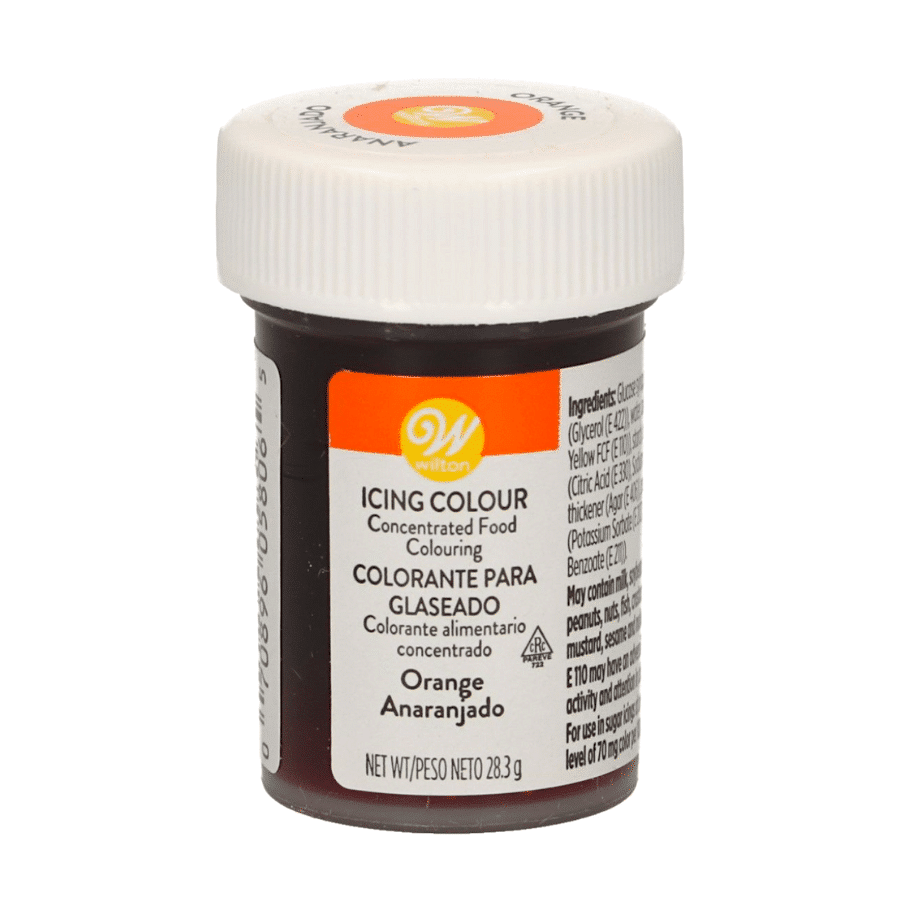 COLORANTE EN PASTA WILTON - NARANJA 28 G 1 COLORANTE EN PASTA WILTON - NARANJA 28 G