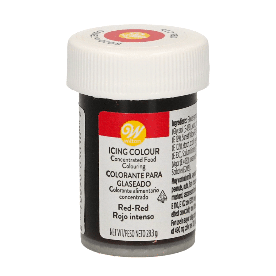 COLORANTE EN PASTA WILTON - ROJO INTENSO 28 G 1 COLORANTE EN PASTA WILTON - ROJO INTENSO 28 G