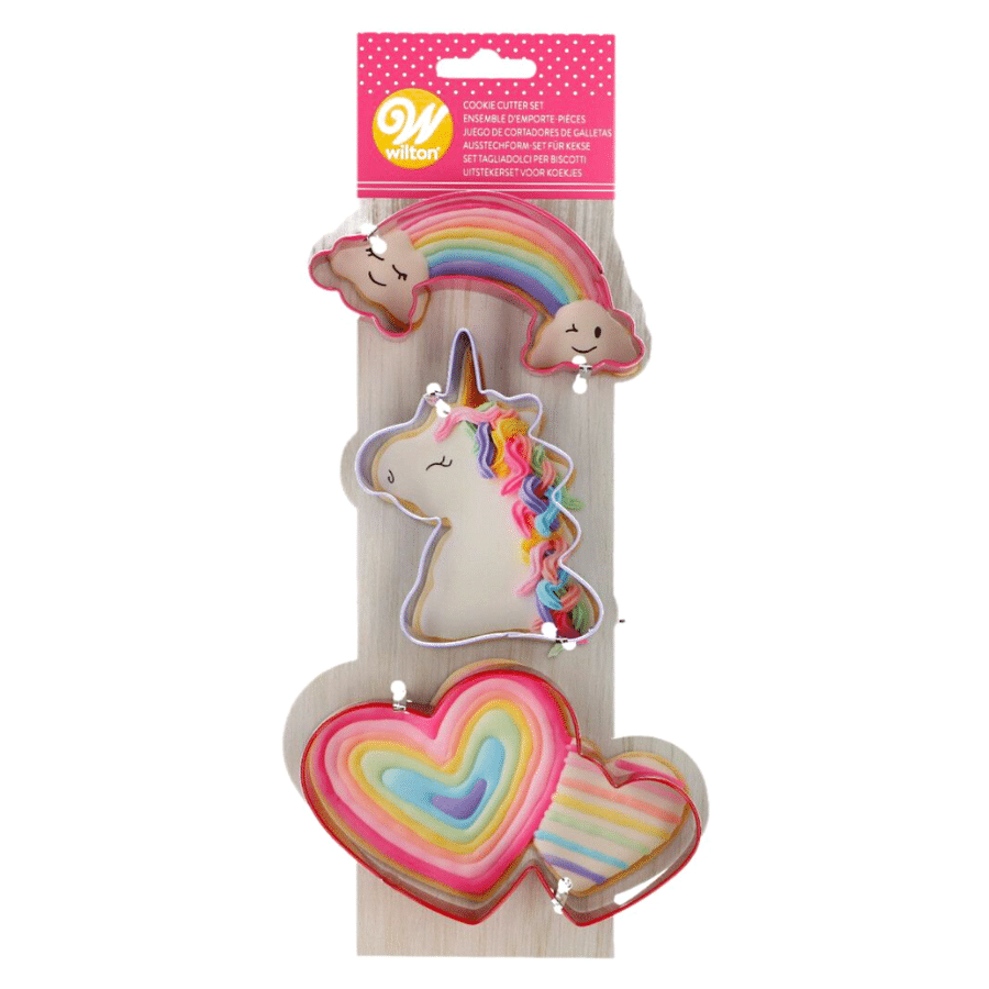 SET CORTADORES WILTON - UNICORNIO 1 SET CORTADORES WILTON - UNICORNIO