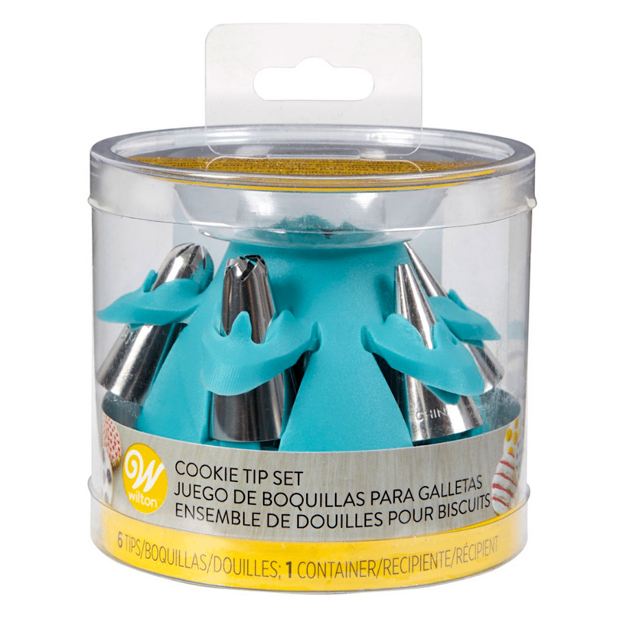 SET COLOCA-Y-LAVA BOQUILLAS PARA GALLETAS WILTON 1 SET COLOCA-Y-LAVA BOQUILLAS PARA GALLETAS WILTON