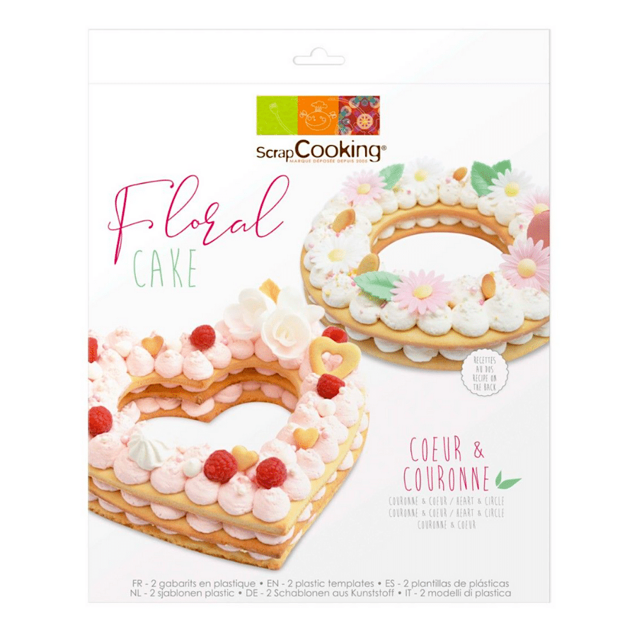 PLANTILLAS PARA TARTAS SCRAPCOOKING - CORAZON Y CORONA 1 PLANTILLAS PARA TARTAS SCRAPCOOKING - CORAZON Y CORONA