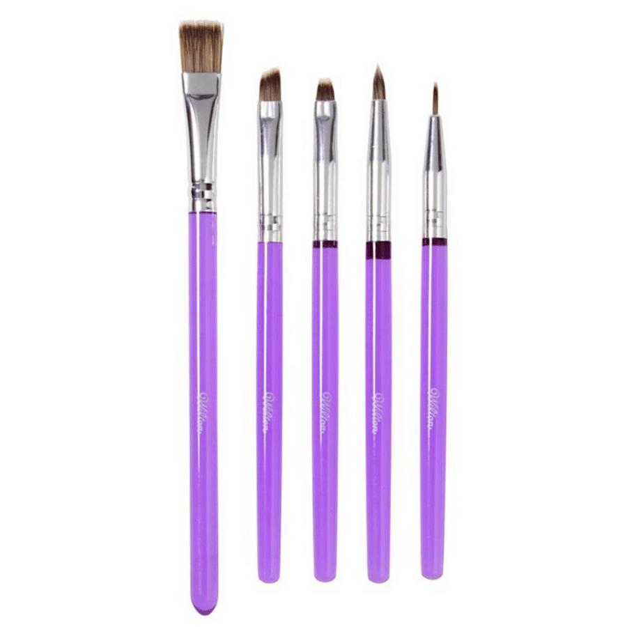 SET 5 PINCELES PARA DECORAR WILTON 5 SET 5 PINCELES PARA DECORAR WILTON - Imagen 5