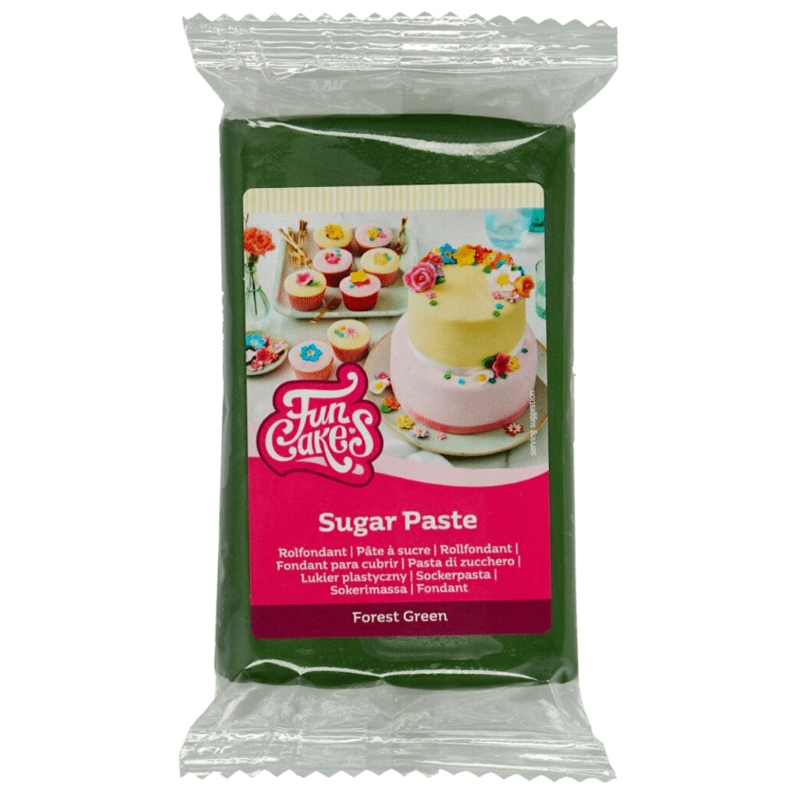 FONDANT FUNCAKES - VERDE BOSQUE 250 G 1 FONDANT FUNCAKES - VERDE BOSQUE 250 G