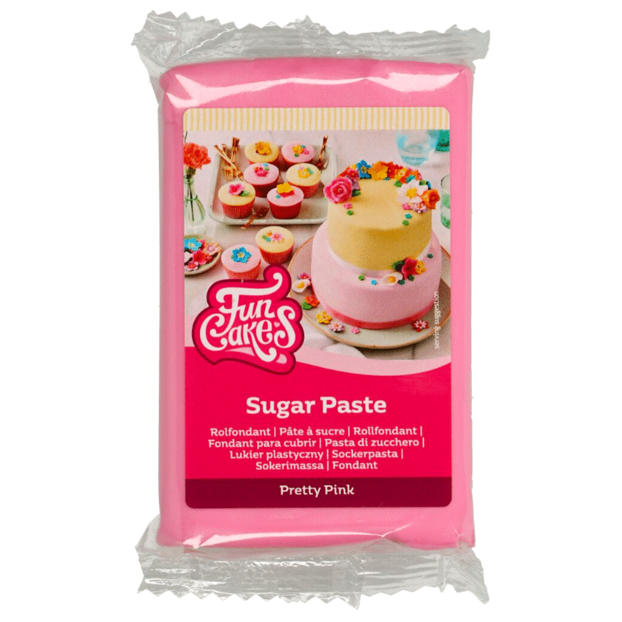 FONDANT FUNCAKES - ROSA "PRETTY" 250 G 1 FONDANT FUNCAKES - ROSA "PRETTY" 250 G