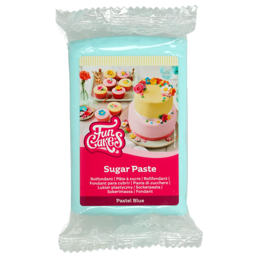 FONDANT FUNCAKES - AZUL PASTEL 250 G 1 FONDANT FUNCAKES - AZUL PASTEL 250 G