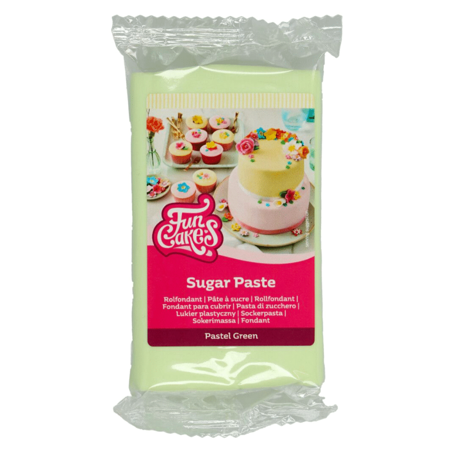 FONDANT FUNCAKES - VERDE PASTEL 250 G 1 FONDANT FUNCAKES - VERDE PASTEL 250 G