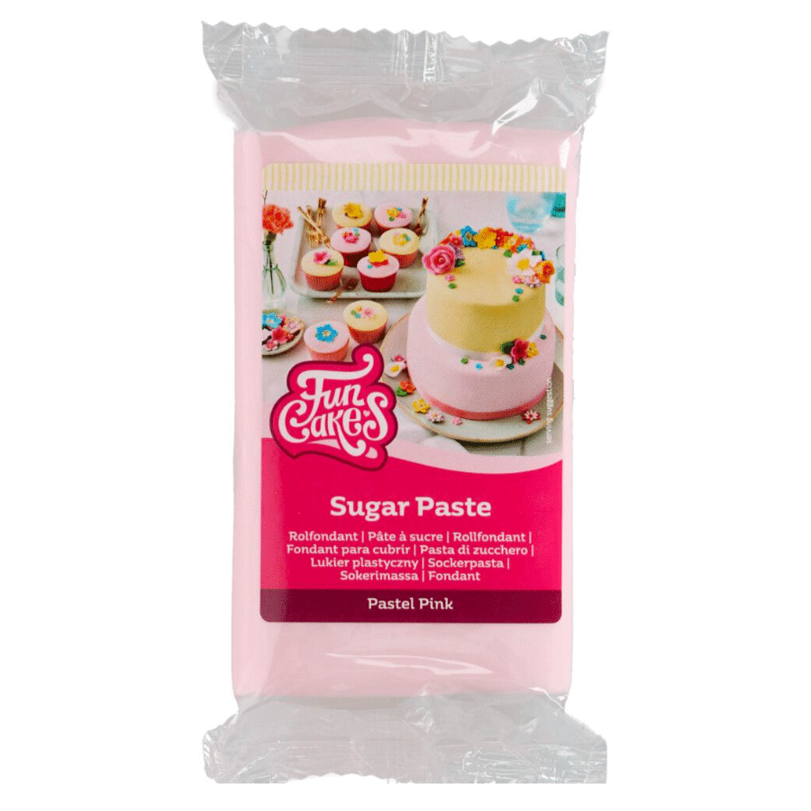 FONDANT FUNCAKES - ROSA PASTEL 250 G 1 FONDANT FUNCAKES - ROSA PASTEL 250 G