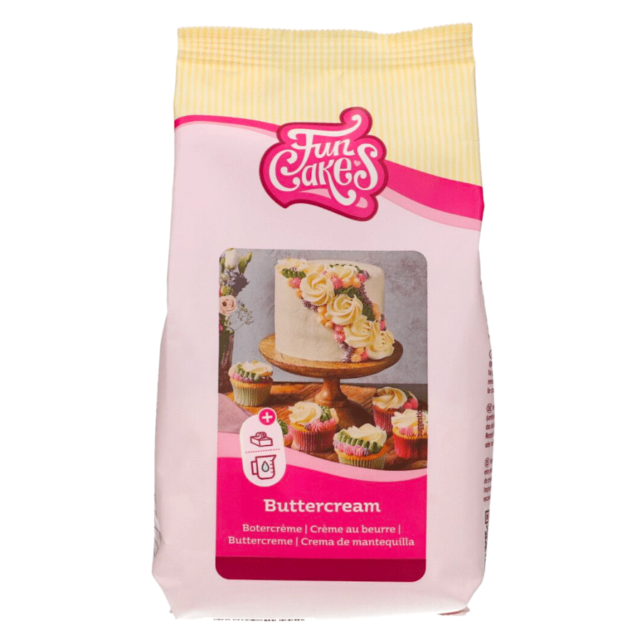 PREPARADO FUNCAKES PARA "BUTTERCREAM" (CREMA MANTEQUILLA) 500 G 1 PREPARADO FUNCAKES PARA "BUTTERCREAM" (CREMA MANTEQUILLA) 500 G