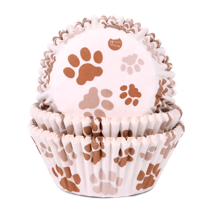 CAPSULAS CUPCAKE "HOUSE OF MARIE" - HUELLAS MARRONES 1 CAPSULAS CUPCAKE "HOUSE OF MARIE" - HUELLAS MARRONES