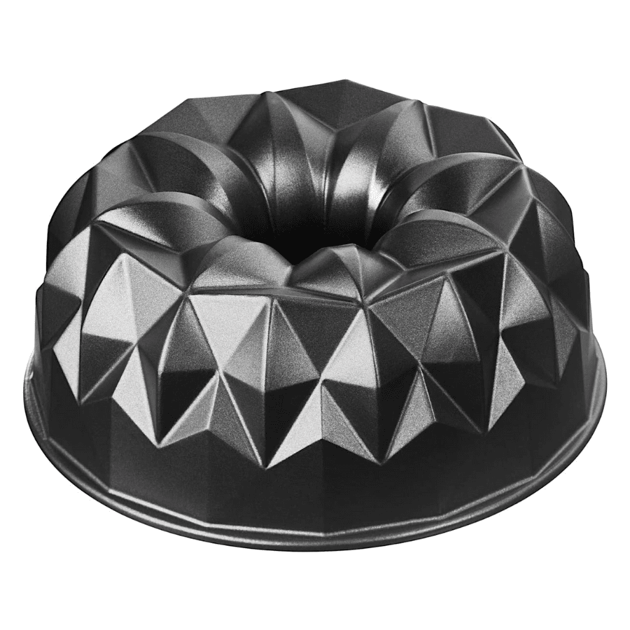MOLDE DE ALUMINIO FUNDIDO KAISER - "BUNDT GEOMETRIC" 25 CM 1 MOLDE DE ALUMINIO FUNDIDO KAISER - "BUNDT GEOMETRIC" 25 CM