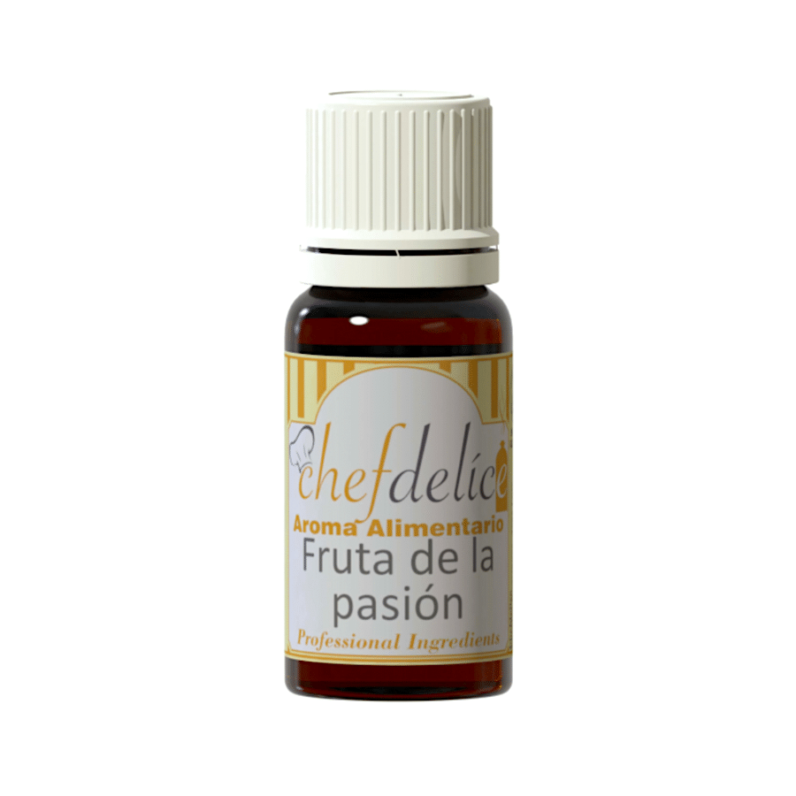 AROMA CONCENTRADO CHEFDELICE - FRUTA DE LA PASION 10 ML 1 AROMA CONCENTRADO CHEFDELICE - FRUTA DE LA PASION 10 ML