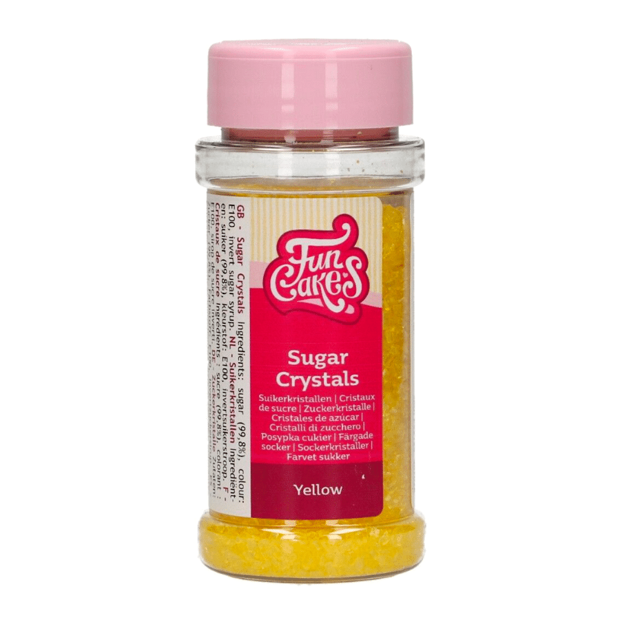 CRISTALES DE AZUCAR FUNCAKES - AMARILLOS 80 G 2 CRISTALES DE AZUCAR FUNCAKES - AMARILLOS 80 G - Imagen 2