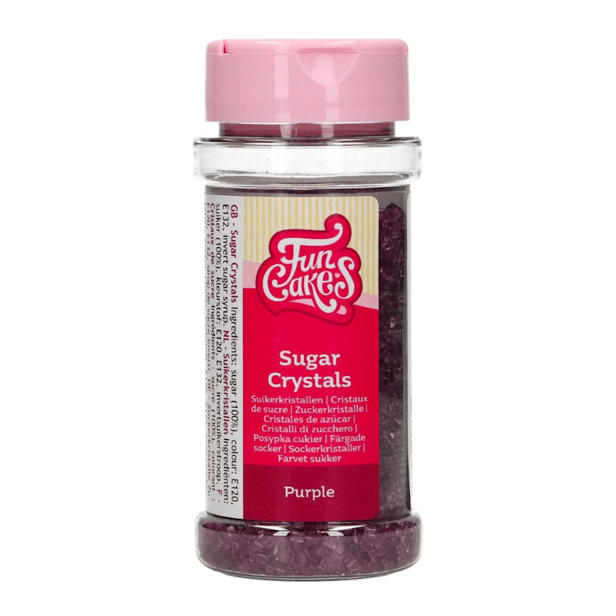 CRISTALES DE AZUCAR FUNCAKES - PURPURAS 80 G 2 CRISTALES DE AZUCAR FUNCAKES - PURPURAS 80 G - Imagen 2