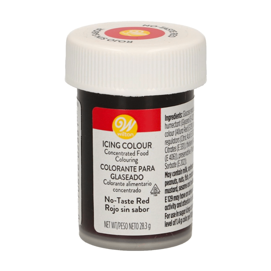 COLORANTE EN PASTA WILTON - ROJO SIN SABOR 28 G 1 COLORANTE EN PASTA WILTON - ROJO SIN SABOR 28 G