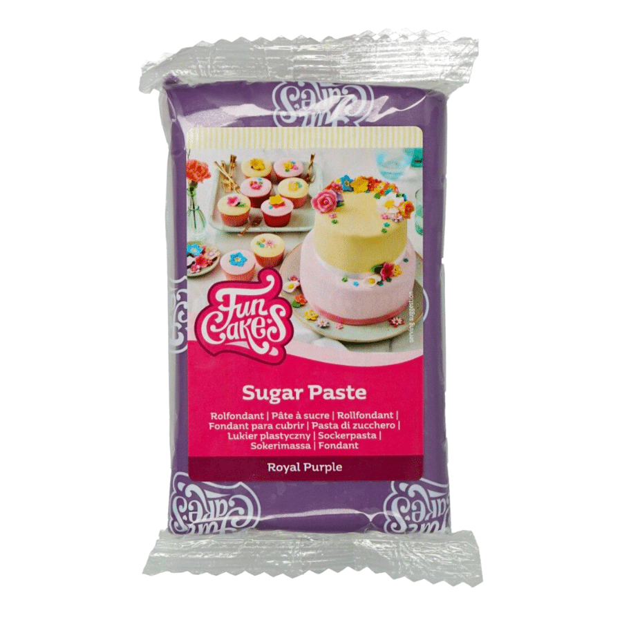 FONDANT FUNCAKES - PURPURA REAL 250 G 1 FONDANT FUNCAKES - PURPURA REAL 250 G