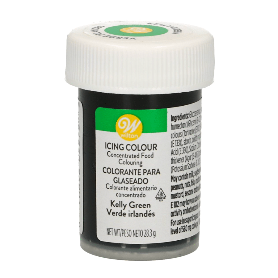 COLORANTE EN PASTA WILTON - VERDE IRLANDES 28 G 1 COLORANTE EN PASTA WILTON - VERDE IRLANDES 28 G