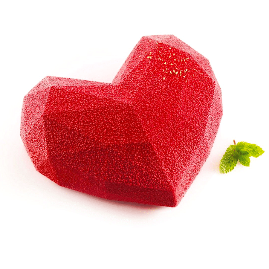 MOLDE ORIGAMI GEOMETRICO SILIKOMART - "AMORE" CORAZON 3 MOLDE ORIGAMI GEOMETRICO SILIKOMART - "AMORE" CORAZON - Imagen 3