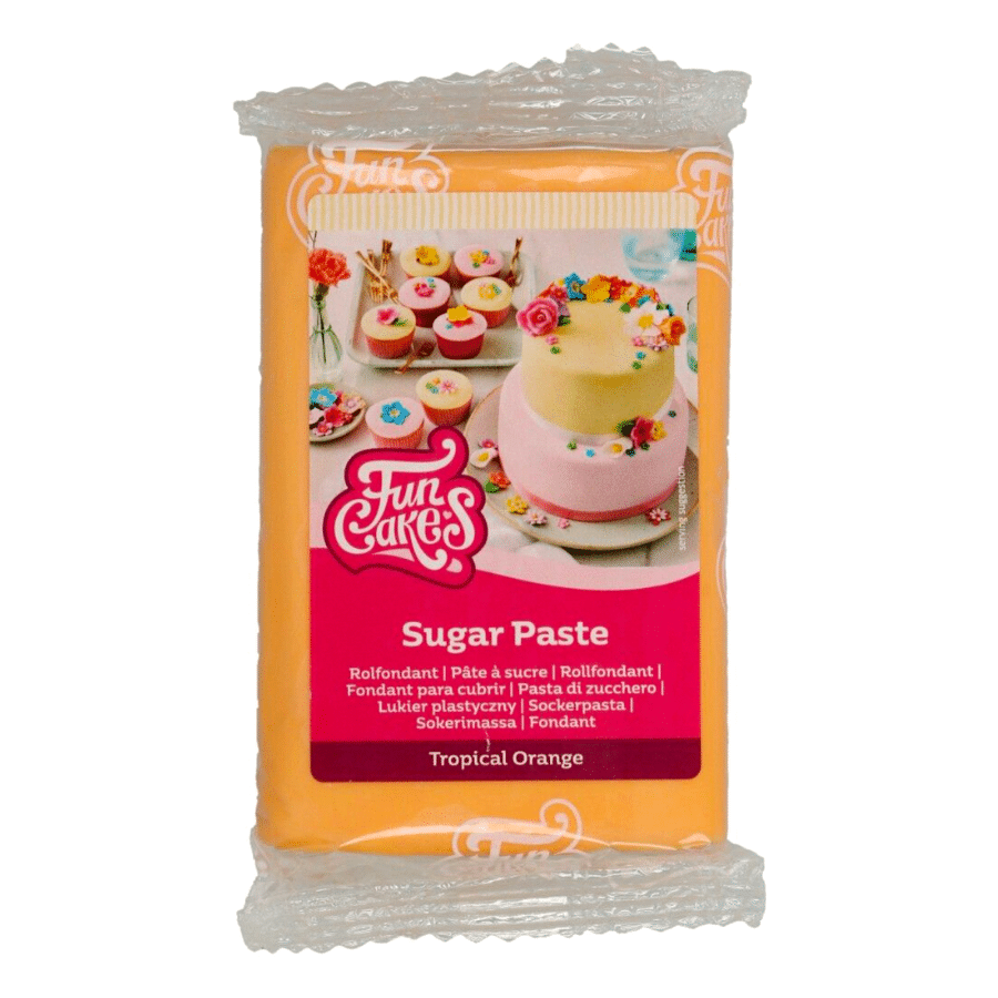 FONDANT FUNCAKES - NARANJA TROPICAL 250 G 1 FONDANT FUNCAKES - NARANJA TROPICAL 250 G