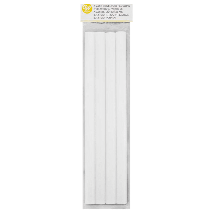 PILARES PARA TARTA WILTON - 32 CM / 1,85 CM Ø 1 PILARES PARA TARTA WILTON - 32 CM / 1,85 CM Ø