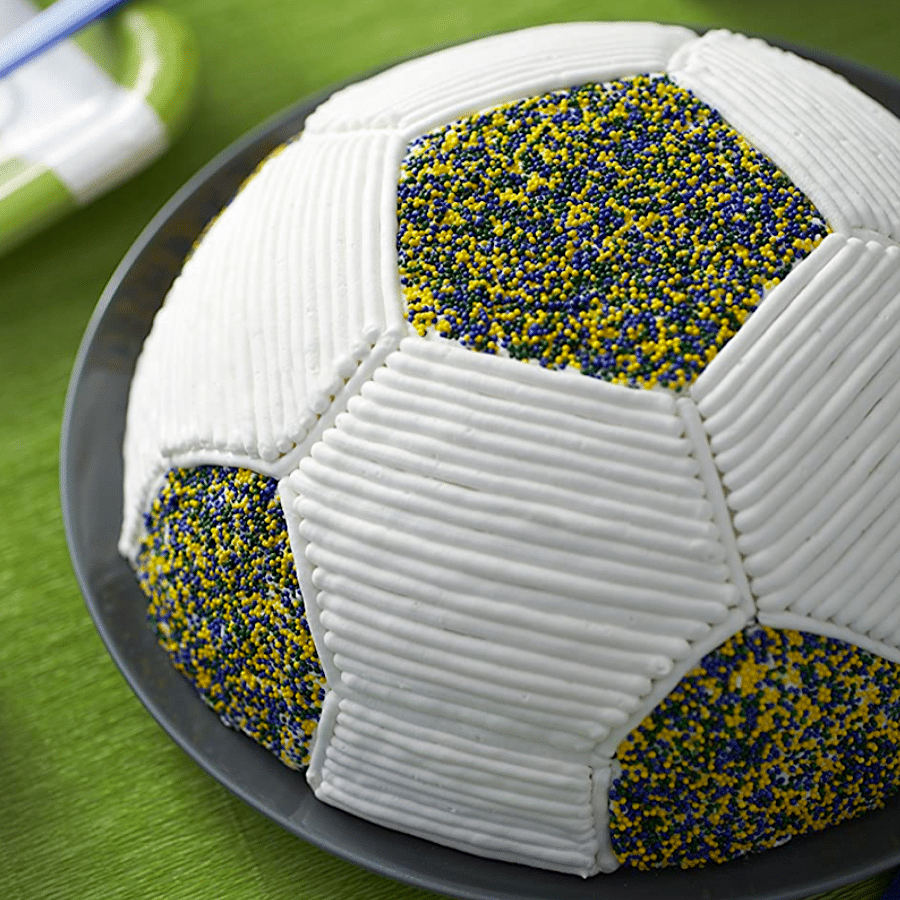 MOLDE DE ALUMINIO 3D WILTON - BALON DE FUTBOL 2 MOLDE DE ALUMINIO 3D WILTON - BALON DE FUTBOL - Imagen 2