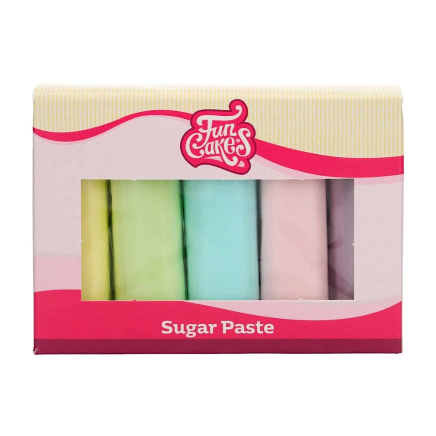 MULTIPACK FONDANT FUNCAKES - TONOS PASTEL (5 X 100 G) 1 MULTIPACK FONDANT FUNCAKES - TONOS PASTEL (5 X 100 G)