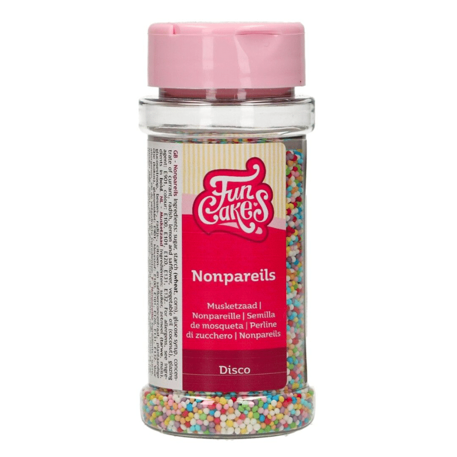 PERLAS DE AZUCAR (NONPAREILS) FUNCAKES - DISCO 80 G 2 PERLAS DE AZUCAR (NONPAREILS) FUNCAKES - DISCO 80 G - Imagen 2