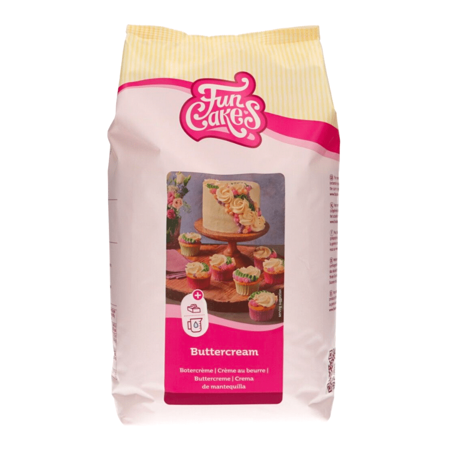 PREPARADO FUNCAKES PARA "BUTTERCREAM" (CREMA MANTEQUILLA) 4 KG 1 PREPARADO FUNCAKES PARA "BUTTERCREAM" (CREMA MANTEQUILLA) 4 KG
