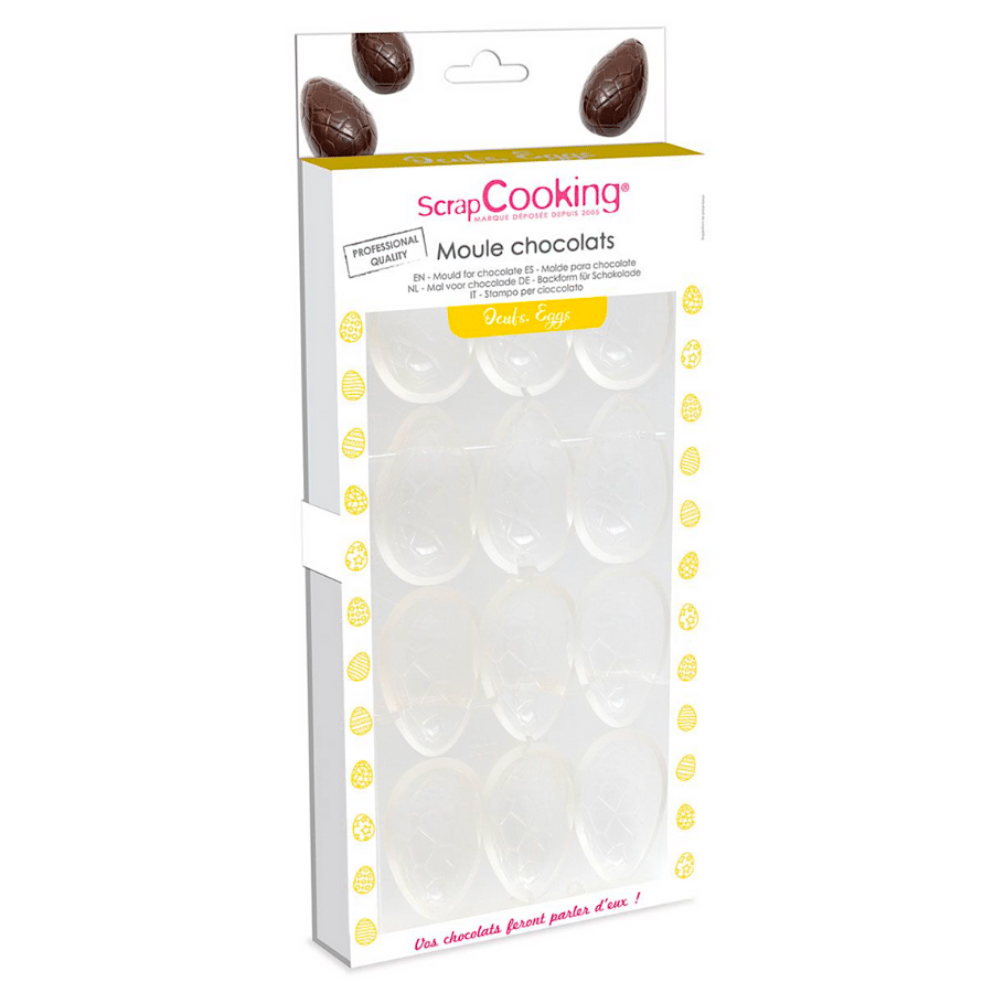 MOLDE PARA CHOCOLATE SCRAPCOOKING - HUEVOS 1 MOLDE PARA CHOCOLATE SCRAPCOOKING - HUEVOS