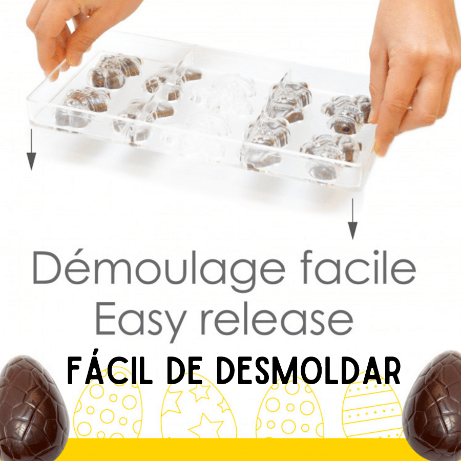 MOLDE PARA CHOCOLATE SCRAPCOOKING - HUEVOS 3 MOLDE PARA CHOCOLATE SCRAPCOOKING - HUEVOS - Imagen 3