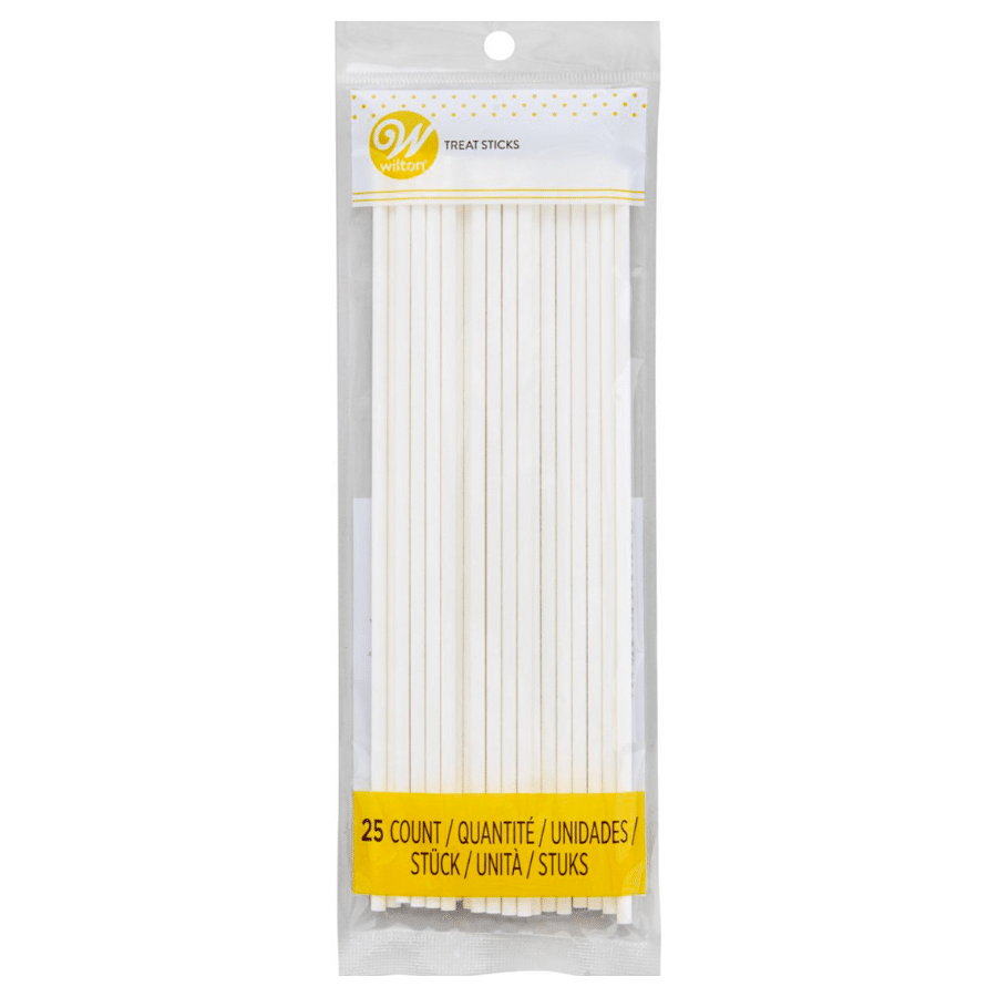 25 PALITOS DE PIRULETAS WILTON - 20 CM 1 25 PALITOS DE PIRULETAS WILTON - 20 CM