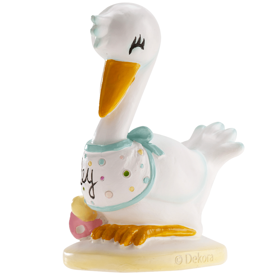 FIGURA PARA TARTA BAUTIZO - CIGÜEÑA 2 FIGURA PARA TARTA BAUTIZO - CIGÜEÑA - Imagen 2