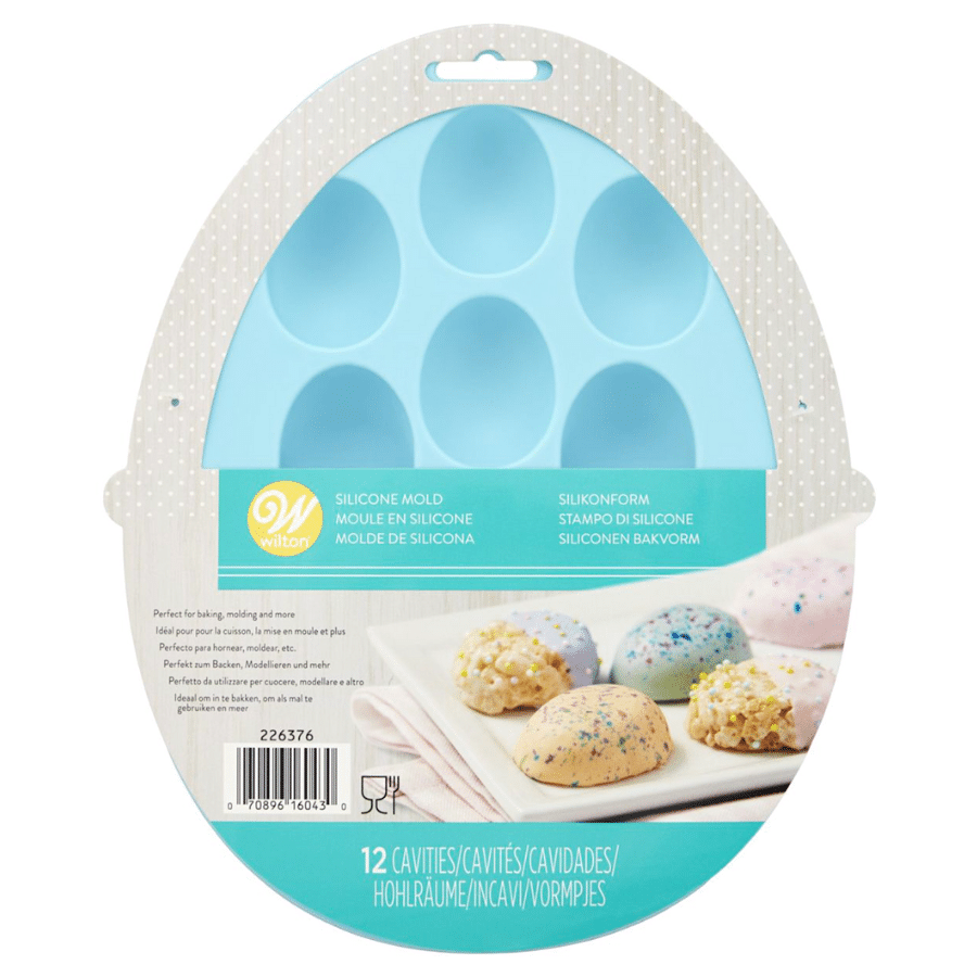 MOLDE SILICONA WILTON - HUEVO DE PASCUA 1 MOLDE SILICONA WILTON - HUEVO DE PASCUA