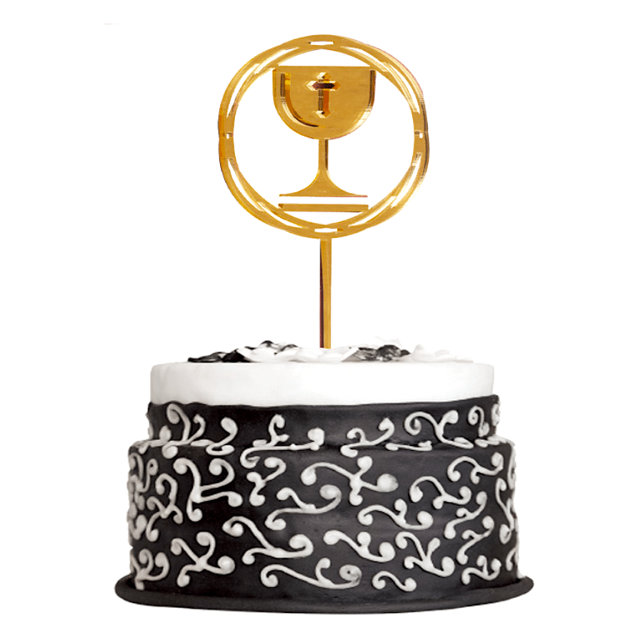TOPPER PARA TARTA DEKORA - CALIZ COMUNION 2 TOPPER PARA TARTA DEKORA - CALIZ COMUNION - Imagen 2