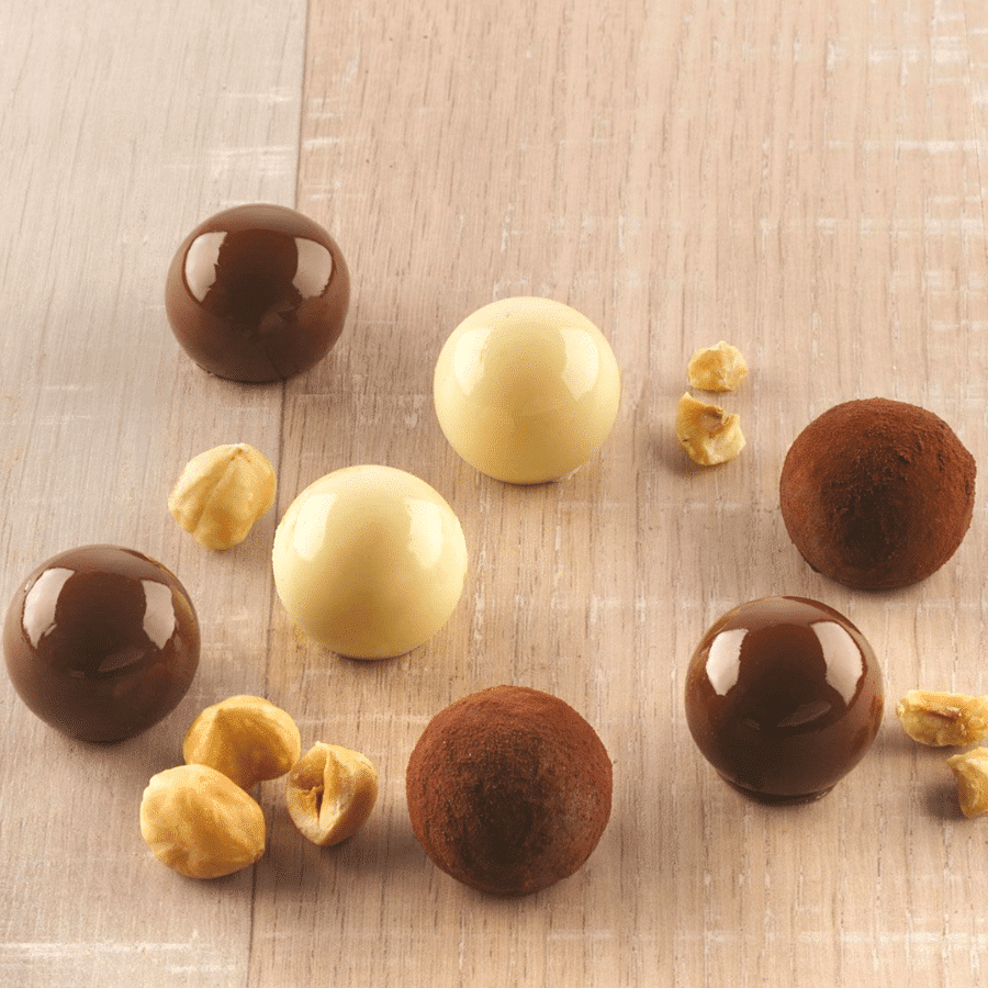MOLDE SILICONA CHOCOLATE SILIKOMART - TARTUFINO 2 MOLDE SILICONA CHOCOLATE SILIKOMART - TARTUFINO - Imagen 2