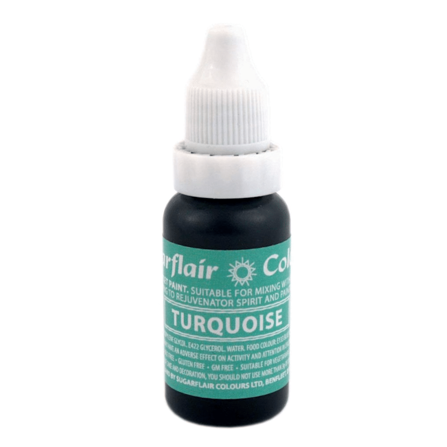 COLORANTE LIQUIDO SUGARFLAIR - TURQUOISE / TURQUESA (14 ML) 1 COLORANTE LIQUIDO SUGARFLAIR - TURQUOISE / TURQUESA (14 ML)