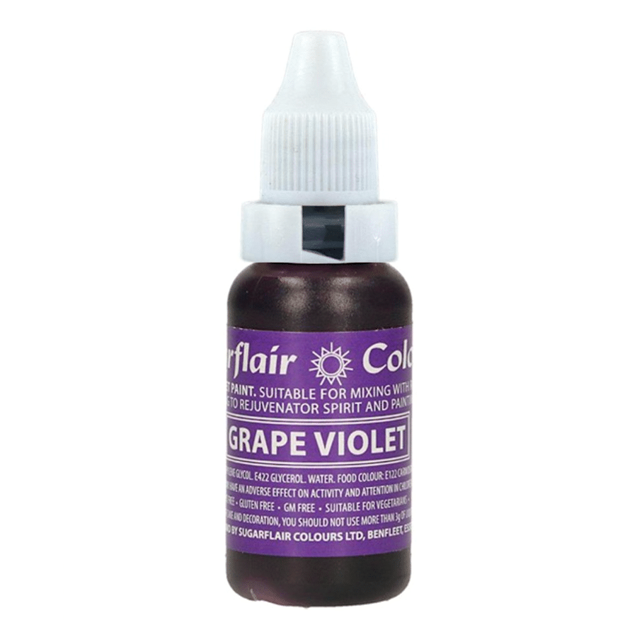 COLORANTE LIQUIDO SUGARFLAIR - GRAPE VIOLET / VIOLETA UVA (14 ML) 1 COLORANTE LIQUIDO SUGARFLAIR - GRAPE VIOLET / VIOLETA UVA (14 ML)