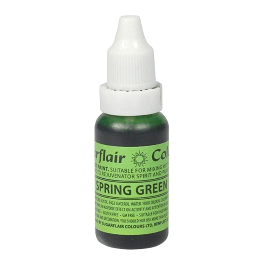 COLORANTE LIQUIDO SUGARFLAIR - SPRING GREEN / VERDE PRIMAVERA (14 ML) 1 COLORANTE LIQUIDO SUGARFLAIR - SPRING GREEN / VERDE PRIMAVERA (14 ML)