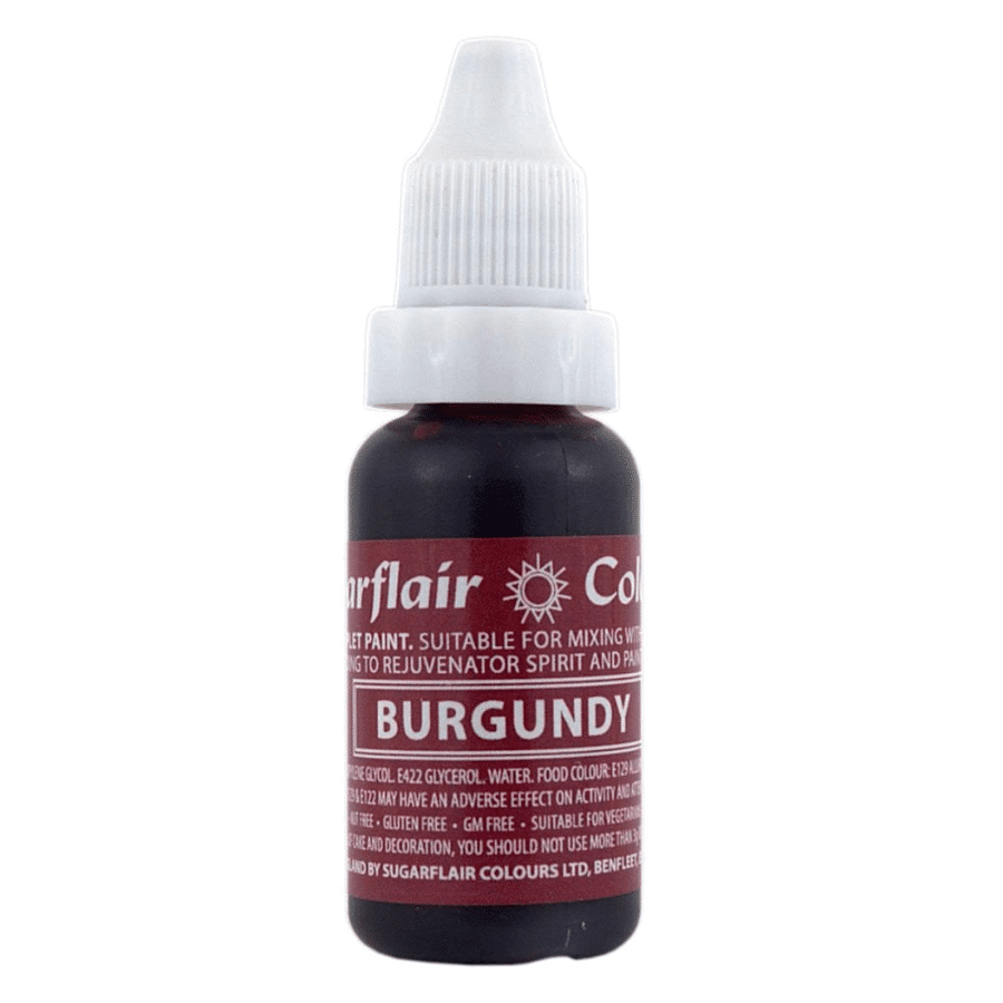 COLORANTE LIQUIDO SUGARFLAIR - BURGUNDY / BURDEOS (14 ML) 1 COLORANTE LIQUIDO SUGARFLAIR - BURGUNDY / BURDEOS (14 ML)