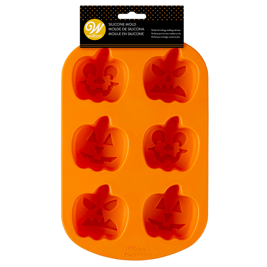 MOLDE SILICONA WILTON - CALABAZAS HALLOWEEN 1 MOLDE SILICONA WILTON - CALABAZAS HALLOWEEN