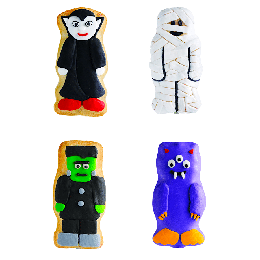 MOLDE PARA POPS DE GALLETAS WILTON - MONSTRUOS HALLOWEEN 2 MOLDE PARA POPS DE GALLETAS WILTON - MONSTRUOS HALLOWEEN - Imagen 2