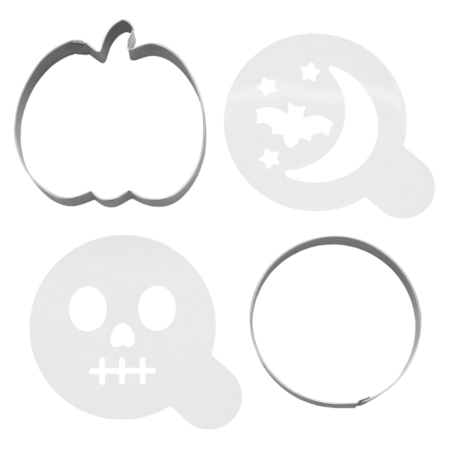 SET CORTADORES Y STENCILS WILTON - GALLETAS HALLOWEEN 2 SET CORTADORES Y STENCILS WILTON - GALLETAS HALLOWEEN - Imagen 2