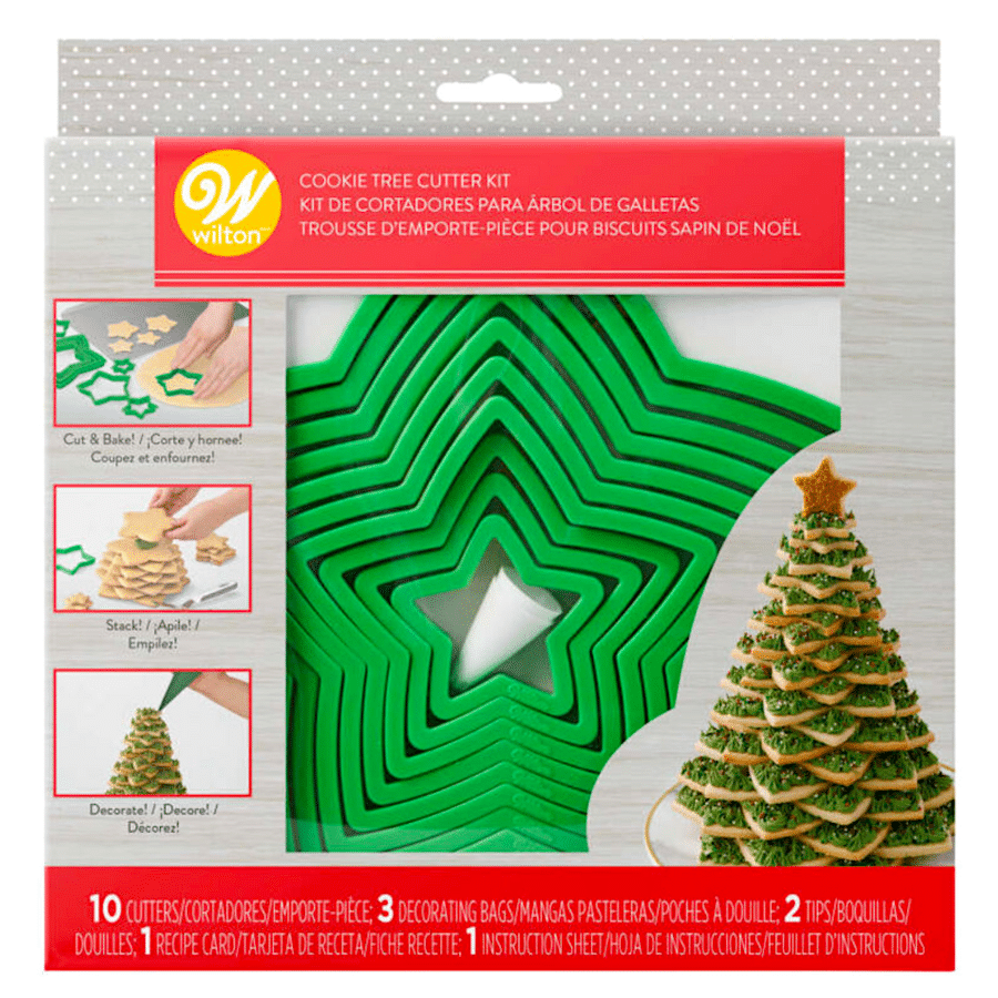 SET CORTADORES WILTON - ARBOL DE NAVIDAD 4 SET CORTADORES WILTON - ARBOL DE NAVIDAD - Imagen 4