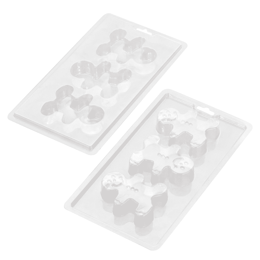 MOLDE PARA CHOCOLATE (3D) WILTON - MUÑECO DE JENGIBRE 2 MOLDE PARA CHOCOLATE (3D) WILTON - MUÑECO DE JENGIBRE - Imagen 2
