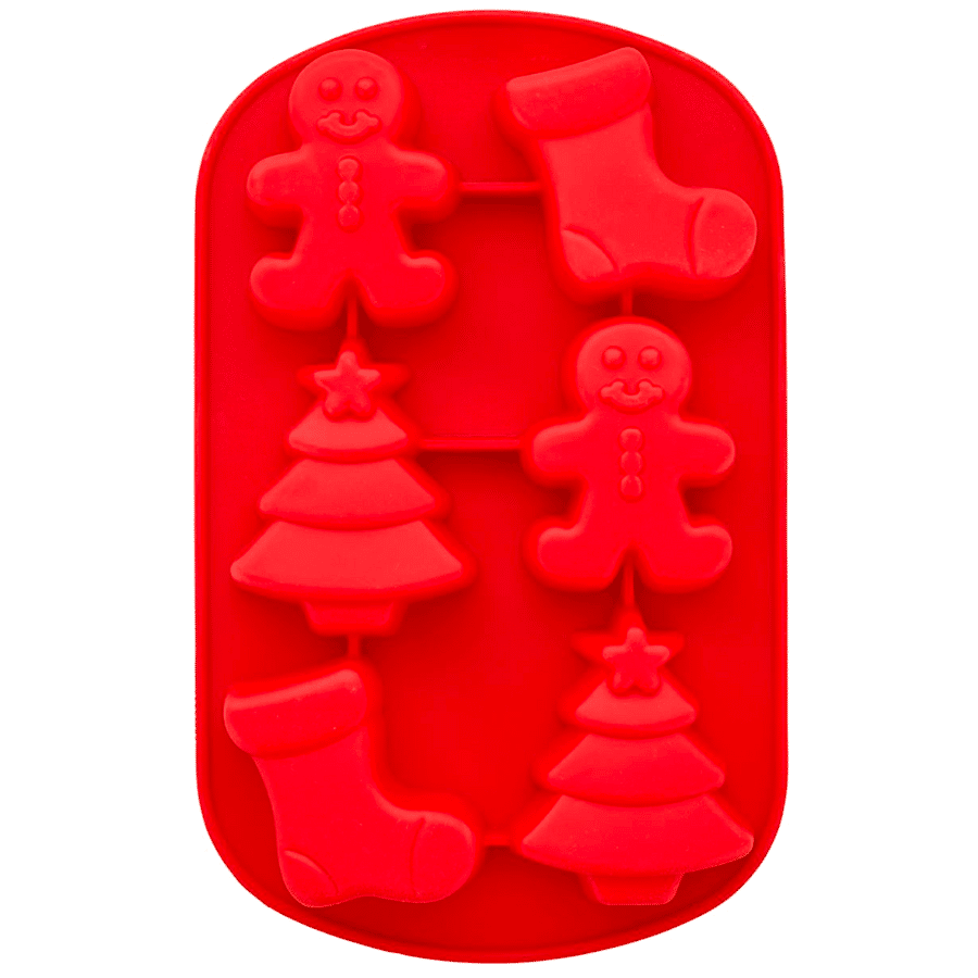 MOLDE SILICONA WILTON - DISEÑOS NAVIDEÑOS 2 MOLDE SILICONA WILTON - DISEÑOS NAVIDEÑOS - Imagen 2