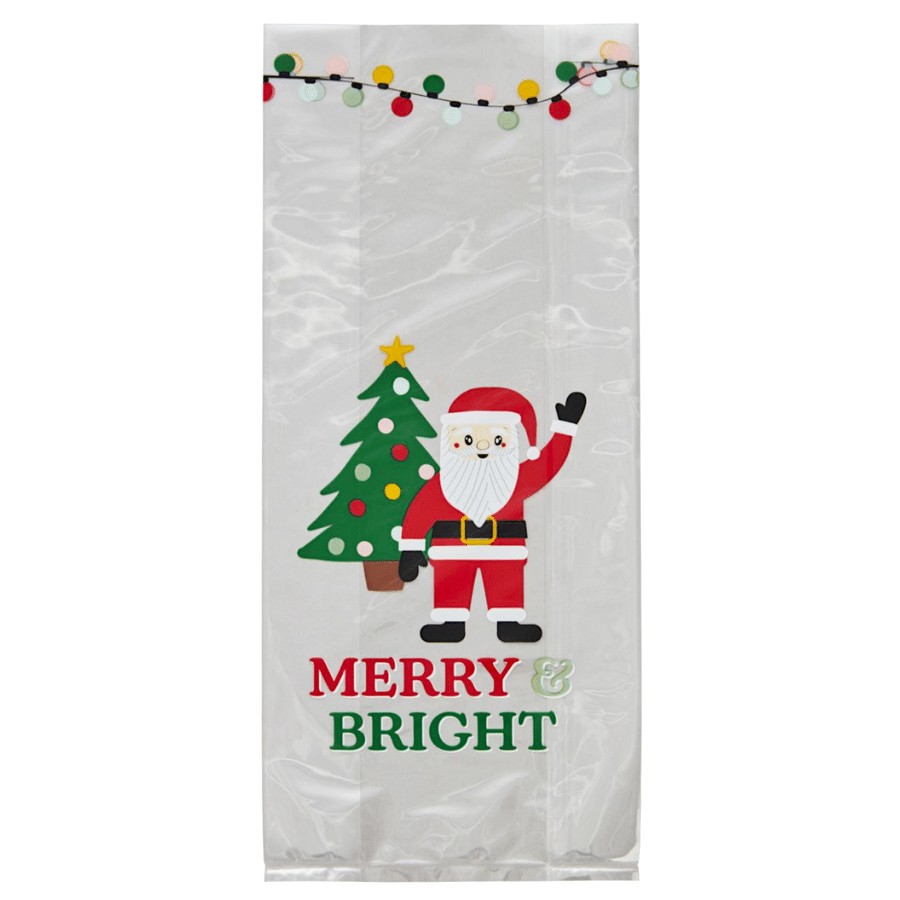 BOLSAS PARA DULCES WILTON - NAVIDAD "MERRY & BRIGHT" (20 U) 3 BOLSAS PARA DULCES WILTON - NAVIDAD "MERRY & BRIGHT" (20 U) - Imagen 3